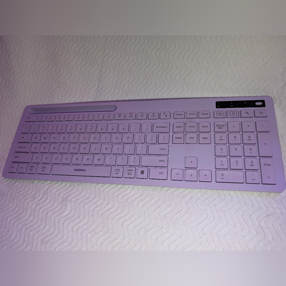 Purple Bluetooth Keyboard